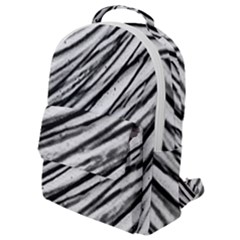 Galaxy Motion Black And White Print 2 Flap Pocket Backpack (small) by dflcprintsclothing