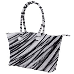 Galaxy Motion Black And White Print 2 Canvas Shoulder Bag by dflcprintsclothing