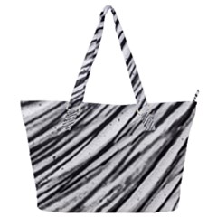 Galaxy Motion Black And White Print 2 Full Print Shoulder Bag by dflcprintsclothing