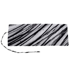 Galaxy Motion Black And White Print 2 Roll Up Canvas Pencil Holder (s) by dflcprintsclothing