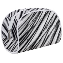 Galaxy Motion Black And White Print 2 Make Up Case (medium) by dflcprintsclothing