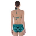 Blue Flowers So Decorative And In Perfect Harmony Cut-Out One Piece Swimsuit View2