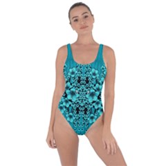 Blue Flowers So Decorative And In Perfect Harmony Bring Sexy Back Swimsuit by pepitasart