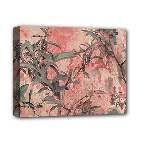 Botanic Grunge Motif Artwork Deluxe Canvas 14  X 11  (stretched)