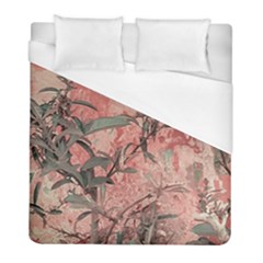 Botanic Grunge Motif Artwork Duvet Cover (full/ Double Size) by dflcprintsclothing