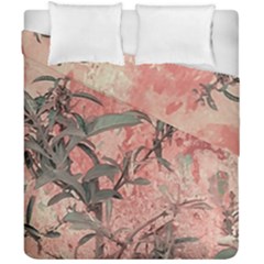 Botanic Grunge Motif Artwork Duvet Cover Double Side (california King Size) by dflcprintsclothing