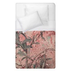 Botanic Grunge Motif Artwork Duvet Cover (single Size) by dflcprintsclothing