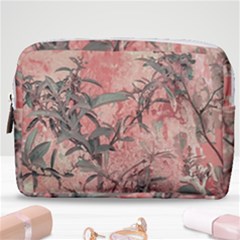 Botanic Grunge Motif Artwork Make Up Pouch (medium) by dflcprintsclothing