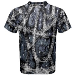 Glithc Grunge Abstract Print Men s Cotton Tee