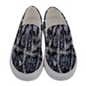 Glithc Grunge Abstract Print Women s Canvas Slip Ons View1