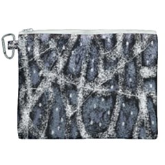 Glithc Grunge Abstract Print Canvas Cosmetic Bag (xxl)