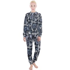 Glithc Grunge Abstract Print Women s Lounge Set by dflcprintsclothing