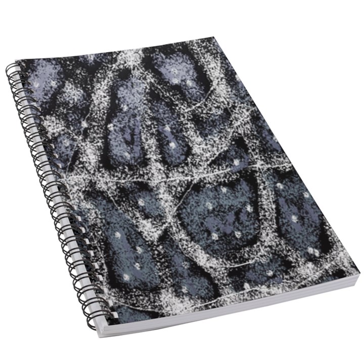 Glithc Grunge Abstract Print 5.5  x 8.5  Notebook