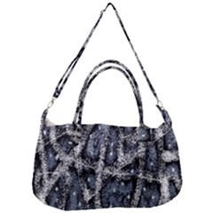 Glithc Grunge Abstract Print Removal Strap Handbag by dflcprintsclothing