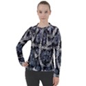 Glithc Grunge Abstract Print Women s Pique Long Sleeve Tee View1