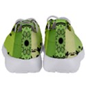 Green Grid Cute Flower Mandala Kids  Lightweight Sports Shoes View4