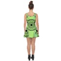 Green Grid Cute Flower Mandala Inside Out Casual Dress View2