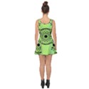 Green Grid Cute Flower Mandala Inside Out Casual Dress View4