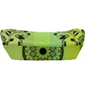 Green Grid Cute Flower Mandala Car Seat Back Cushion  View3