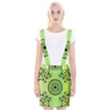 Green Grid Cute Flower Mandala Braces Suspender Skirt View1