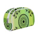 Green Grid Cute Flower Mandala Make Up Case (Small) View1