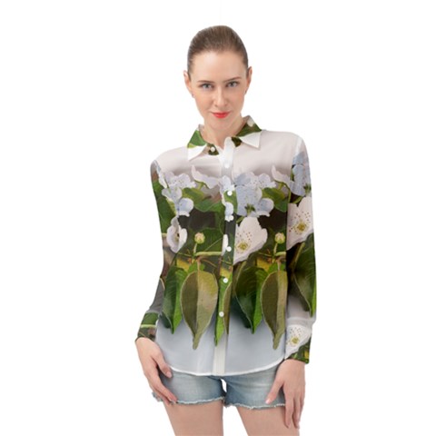 F69ccc07-4684-4c4d-951f-7f1801ec955e Long Sleeve Chiffon Shirt by SychEva