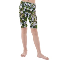 Blooming Garden Kids  Mid Length Swim Shorts by SychEva