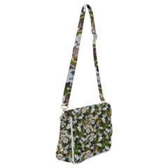 Blooming Garden Shoulder Bag With Back Zipper by SychEva