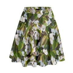 Blooming Garden High Waist Skirt by SychEva