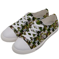 Blooming Garden Women s Low Top Canvas Sneakers by SychEva