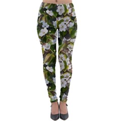 Blooming Garden Lightweight Velour Leggings by SychEva