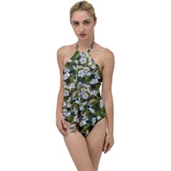 Blooming Garden Go With The Flow One Piece Swimsuit by SychEva