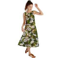 Blooming Garden Summer Maxi Dress by SychEva