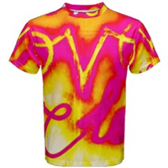 Pop Art Love Graffiti Men s Cotton Tee by essentialimage365