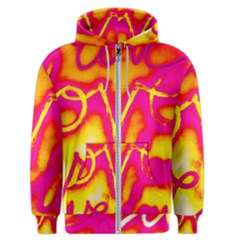 Pop Art Love Graffiti Men s Zipper Hoodie by essentialimage365