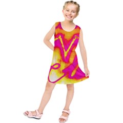 Pop Art Love Graffiti Kids  Tunic Dress by essentialimage365