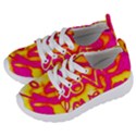 Pop Art Love Graffiti Kids  Lightweight Sports Shoes View2