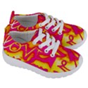 Pop Art Love Graffiti Kids  Lightweight Sports Shoes View3