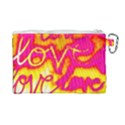 Pop Art Love Graffiti Canvas Cosmetic Bag (Large) View2