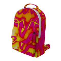 Pop Art Love Graffiti Flap Pocket Backpack (large) by essentialimage365