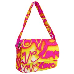 Pop Art Love Graffiti Courier Bag by essentialimage365