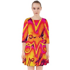  Graffiti Love Smock Dress by essentialimage365