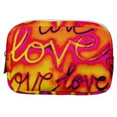  Graffiti Love Make Up Pouch (small) by essentialimage365