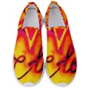  Graffiti Love Men s Slip On Sneakers View1