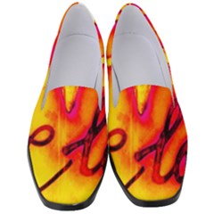  Graffiti Love Women s Classic Loafer Heels by essentialimage365