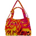  Graffiti Love Double Compartment Shoulder Bag View1