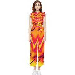  Graffiti Love Women s Frill Top Jumpsuit by essentialimage365