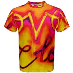  Graffiti Love Men s Cotton Tee by essentialimage365