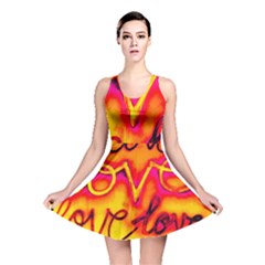  Graffiti Love Reversible Skater Dress by essentialimage365