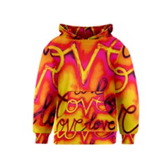  Graffiti Love Kids  Pullover Hoodie by essentialimage365